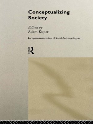 cover image of Conceptualizing Society